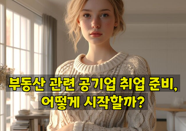 부동산 관련 공기업 취업 준비, 어떻게 시작할까?